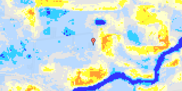 Ekstrem regn på Hedevej 13