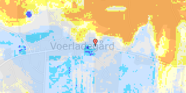 Ekstrem regn på Holmedal 68