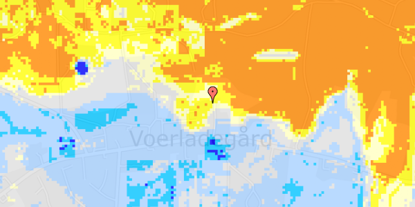 Ekstrem regn på Holmedal 91