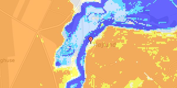 Ekstrem regn på Højlundvej 34