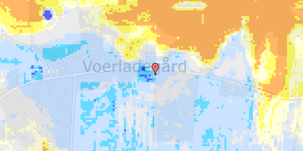 Ekstrem regn på Kirstinelund 30