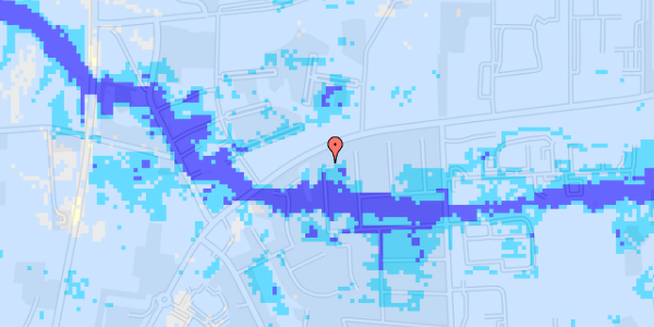 Ekstrem regn på Klydevej 21B