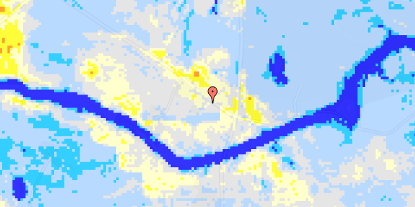 Ekstrem regn på Nimdrupvej 2D