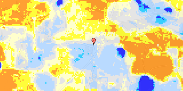 Ekstrem regn på Porskærvej 2