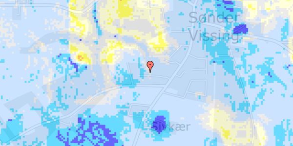 Ekstrem regn på Smedegade 32B