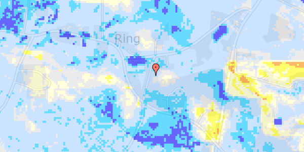 Ekstrem regn på Stidsmøllevej 5B