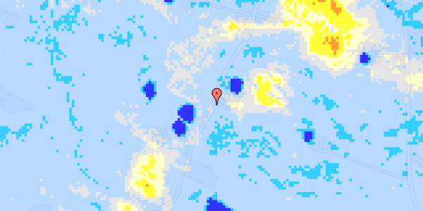 Ekstrem regn på Stidsmøllevej 10