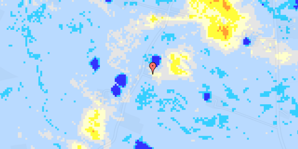 Ekstrem regn på Stidsmøllevej 13