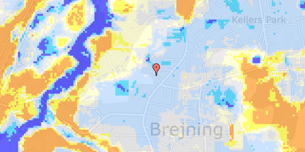 Ekstrem regn på Borgergade 17, st. th