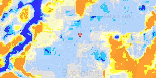 Ekstrem regn på Borgergade 30B, 1. th