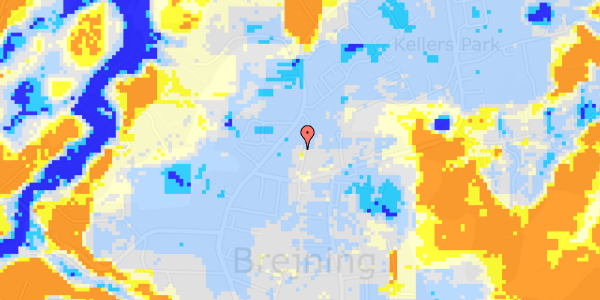 Ekstrem regn på Brejning Nørregade 6