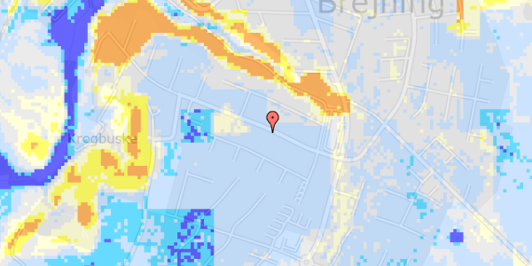 Ekstrem regn på Egevang 21