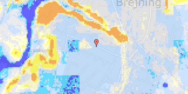 Ekstrem regn på Egevang 25