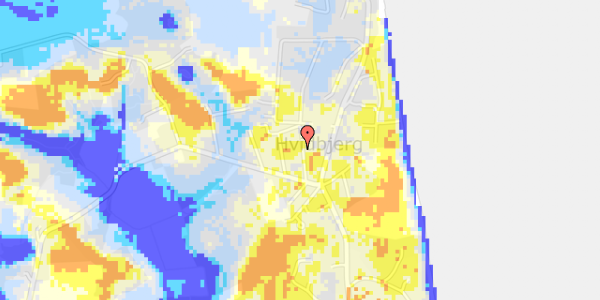 Ekstrem regn på Hjortedalsvej 7