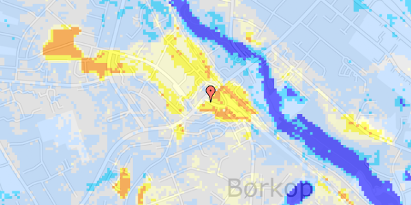 Ekstrem regn på Jernbanegade 9A