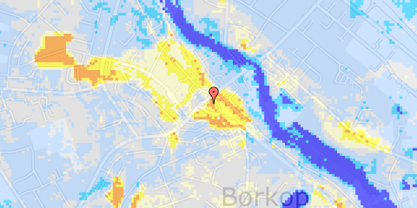 Ekstrem regn på Jernbanegade 10, st. tv