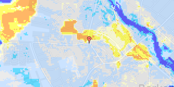 Ekstrem regn på Kragelundvej 1