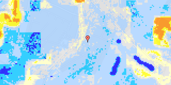 Ekstrem regn på Rønnevang 3D