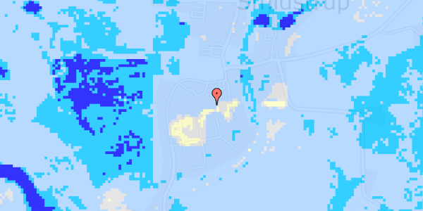 Ekstrem regn på Smidstrupparken 34