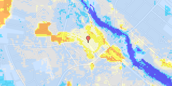 Ekstrem regn på Vestergade 7