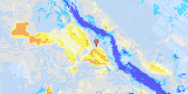 Ekstrem regn på Ågade 1