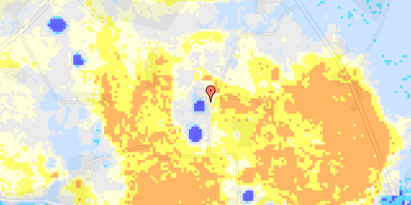 Ekstrem regn på Balle Nørremarksvej 11