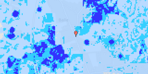 Ekstrem regn på Ballevej 33