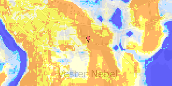 Ekstrem regn på Bavnehøj 55