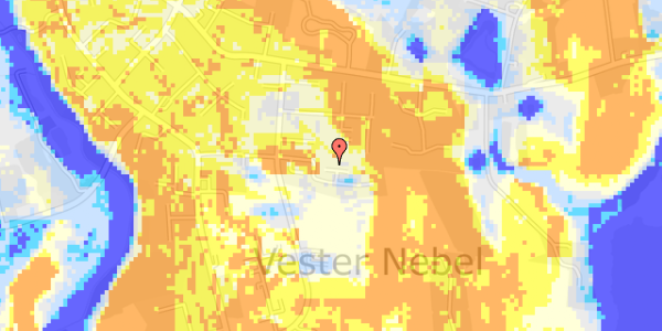 Ekstrem regn på Bavnehøj 105