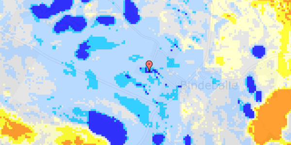 Ekstrem regn på Bindeballevej 74