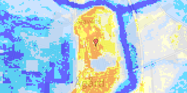 Ekstrem regn på Bygvænget 16