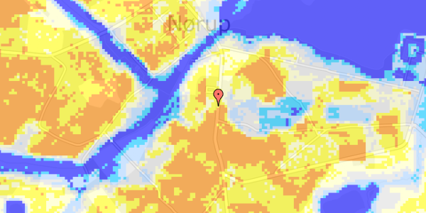 Ekstrem regn på De Lichtenbergs Vej 1F