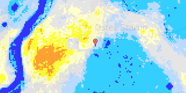 Ekstrem regn på Egelandvej 34