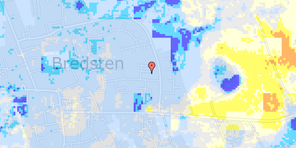 Ekstrem regn på Johan Skjoldborg Vej 4