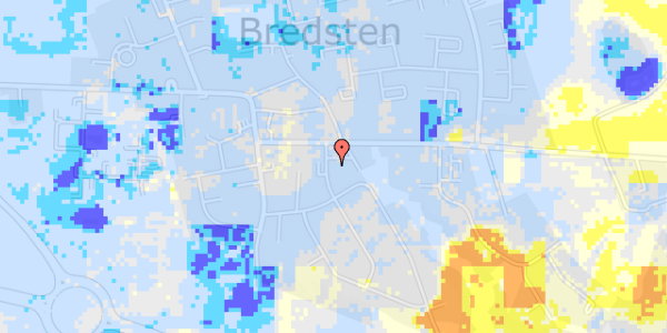 Ekstrem regn på Møllegårdsvej 1