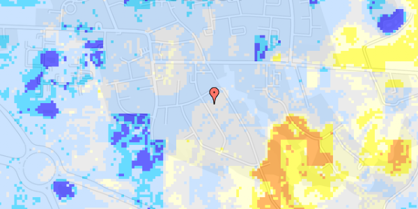 Ekstrem regn på Møllegårdsvej 9