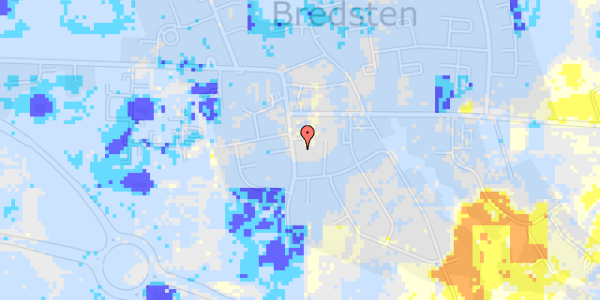 Ekstrem regn på Mølletoften 5E