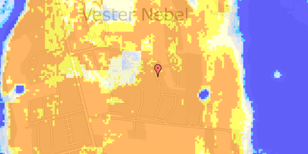 Ekstrem regn på Nørresø Alle 74