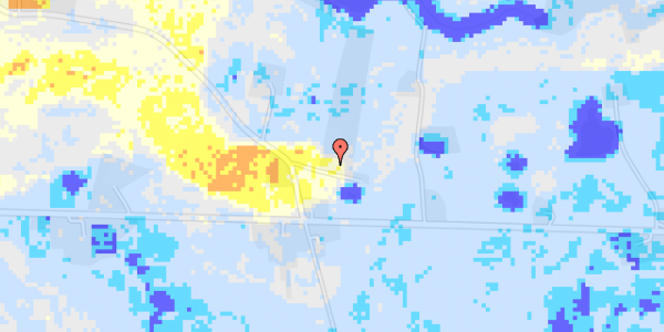 Ekstrem regn på Lille Ravningvej 8