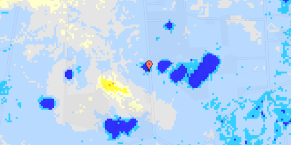 Ekstrem regn på St. Lihme Møllevej 30