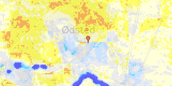 Ekstrem regn på Sønderlund 34