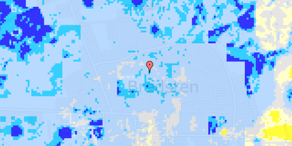 Ekstrem regn på Thit Jensen Vej 26