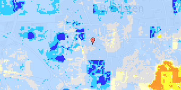 Ekstrem regn på Vestervang 16