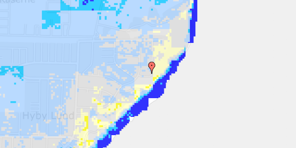 Ekstrem regn på Anholtvej 3A