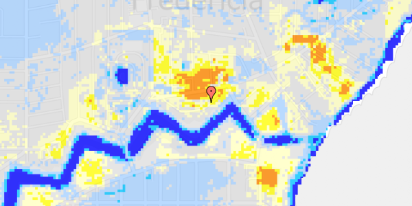 Ekstrem regn på Bülowsvej 15