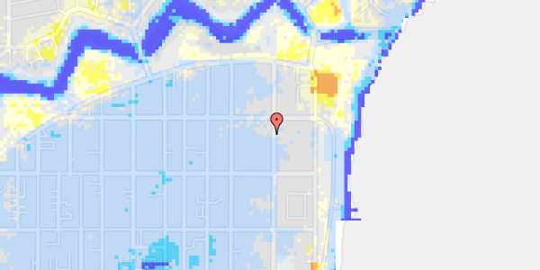 Ekstrem regn på Dronningensgade 44, 2. 3