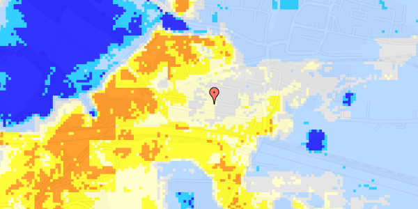 Ekstrem regn på Elborg Syd 9