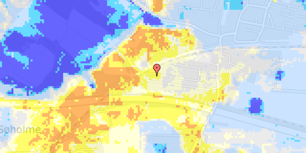 Ekstrem regn på Elborg Syd 19