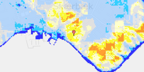 Ekstrem regn på Ernst Carlsens Vej 12