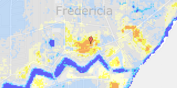 Ekstrem regn på Frejasvej 3, st. tv